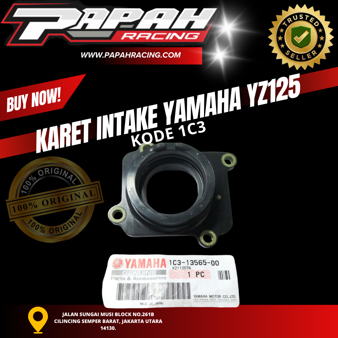 KARET INTAKE YAMAHA YZ125 KODE 1C3